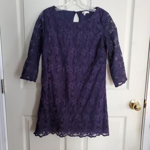 Forever 21 Navy Blue Lace Dress.